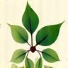 Molecuul en bladeren voor groene formuleringen