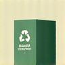 Verpakkingsdoos met recycling logo